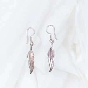 Feather earrings